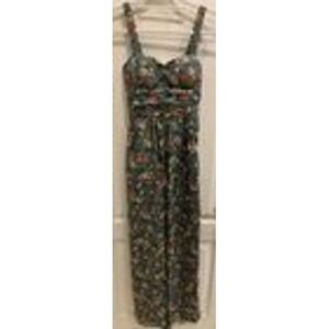 Band of Gypsies Floral Smocked Jumpsuit‎ Sleeveless Casual Romper XS